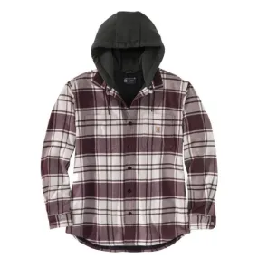 Surchemise Carhartt Flannel Hooded Shirt Jac 105621 Malt