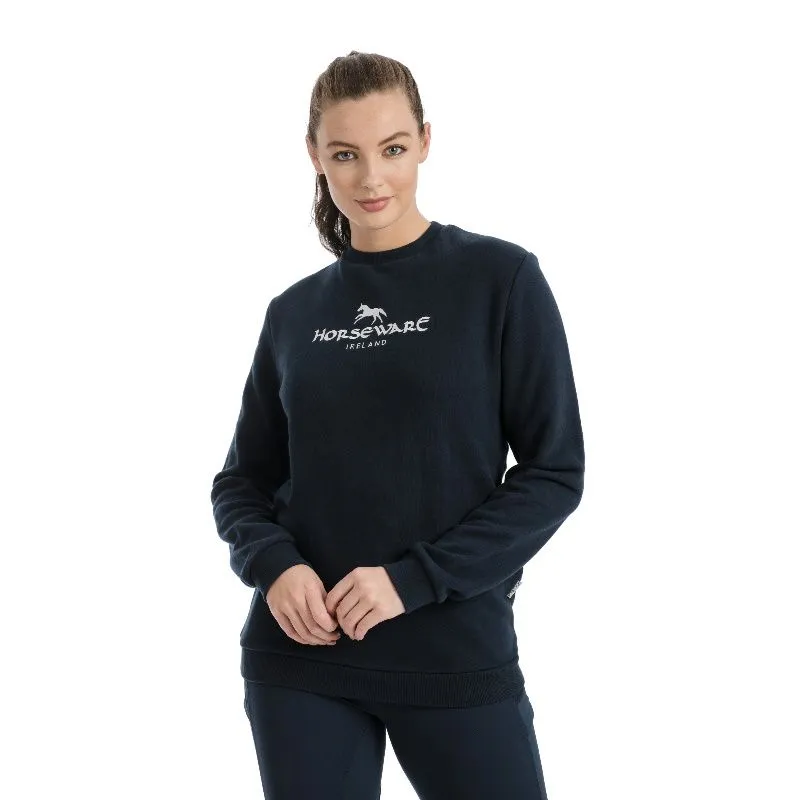 Sweat équitation mixte Signature Cotton Crew - Horseware - HORSEWARE - Polaires, sweats Femme - Equestra