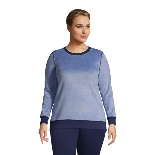 Sweatshirt Serious Sweats Long Réversible Intérieur Polaire, Femme Grande Taille