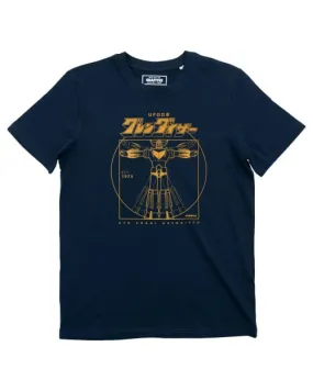 T-shirt Grendizer de Vitru - Leonard de Vinci et Go Nagai