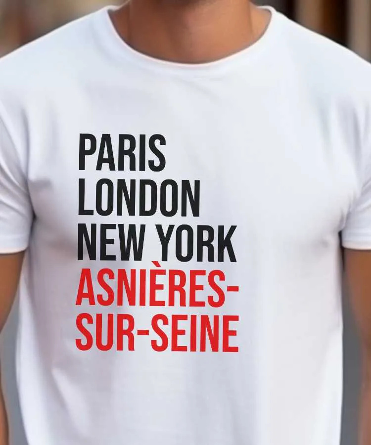 T-Shirt Paris London New York Asnières-sur-Seine