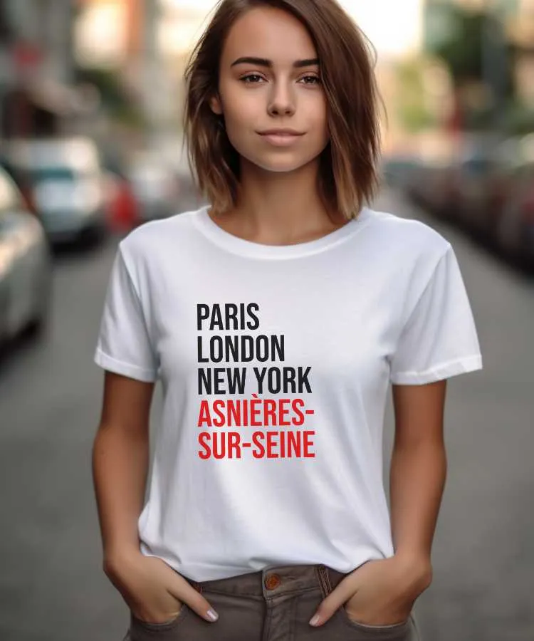 T-Shirt Paris London New York Asnières-sur-Seine