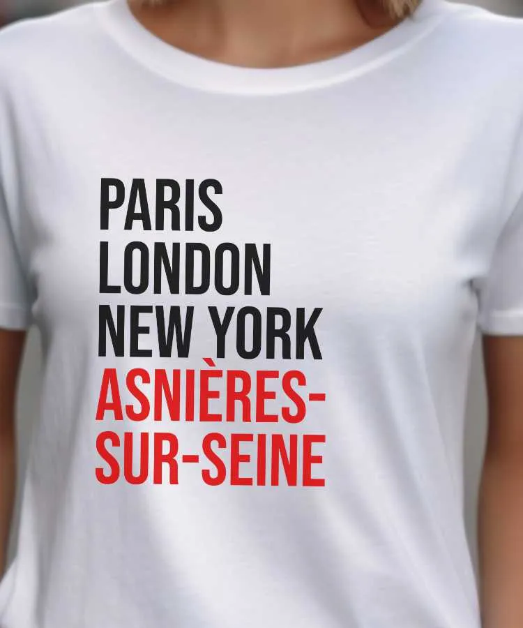 T-Shirt Paris London New York Asnières-sur-Seine