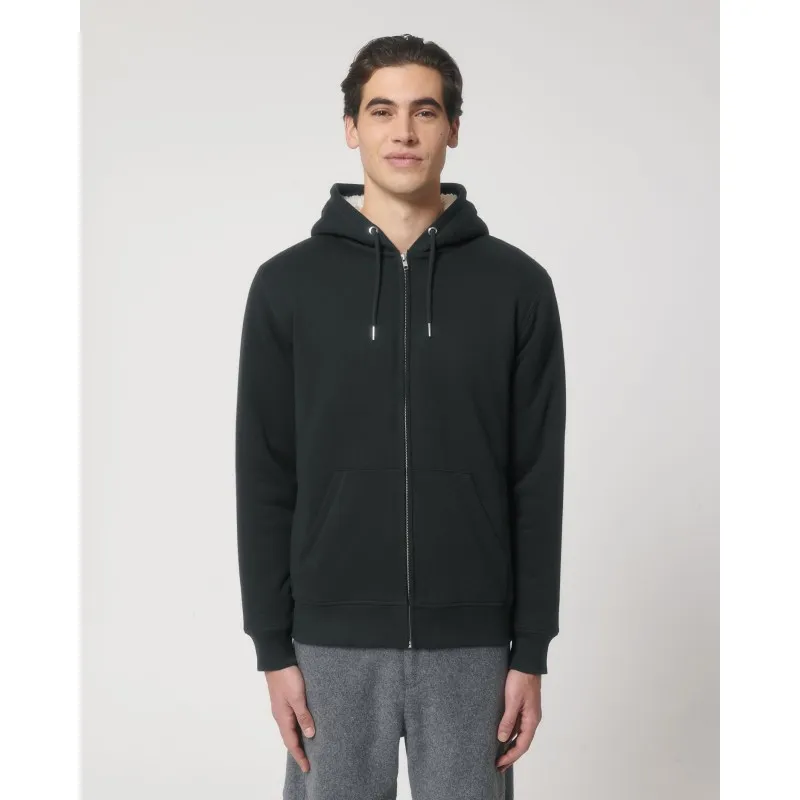 Zip-thru sweatshirts - Hygger Sherpa - Stanley Stella - Biologique et Éthique